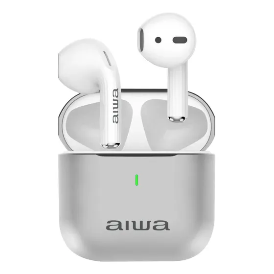 Auriculares Aiwa TWS AWTWSG100ME In Ear Inalámbricos Color Plateado