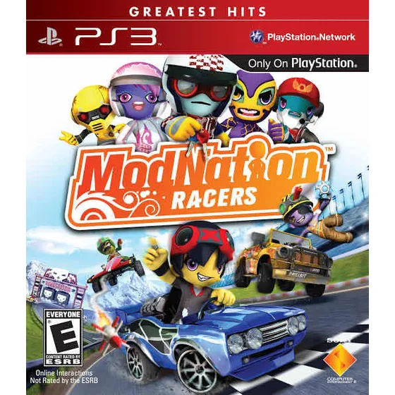 Jogo Ps3 Modnation Racers Físico Completo