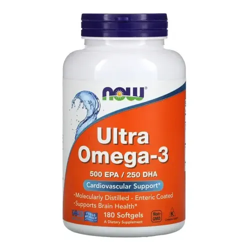 Now Foods Ultraomega-3, 500 Epa\u002F250 Dha 180softgels | Cuotas sin interés