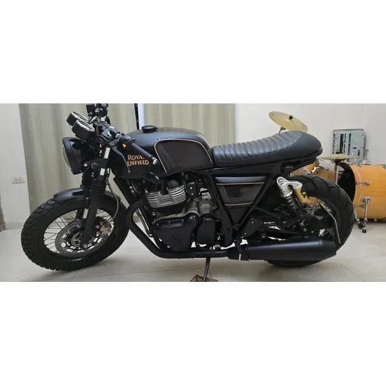 Royal Enfield 650, Modificada X Mb Custom , Con 980 Km