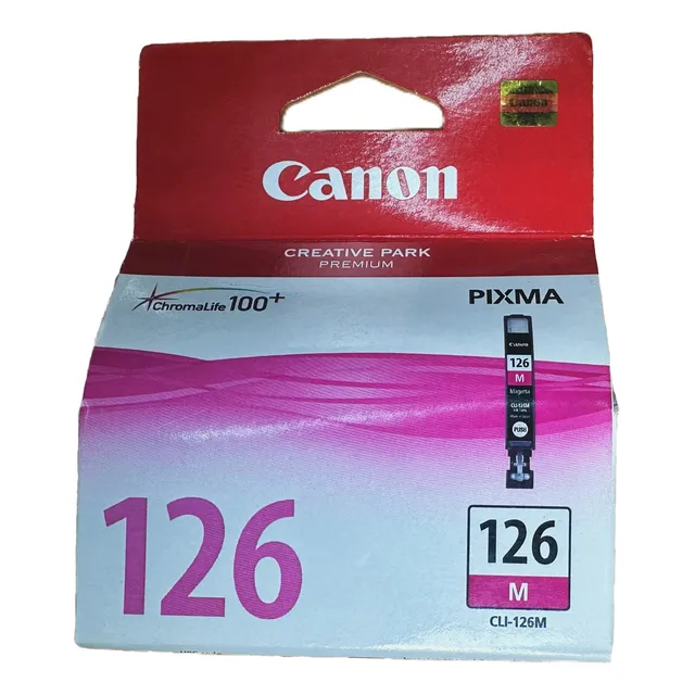 Cartucho De Tinta Cli-126m Nuevo Magenta Original