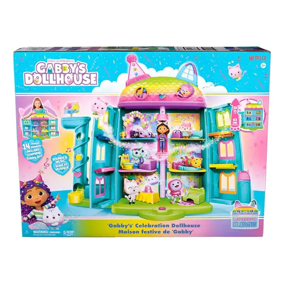 Casa De Muñecas Gabby Dollhou Mansion 3 Pisos C/fig Original
