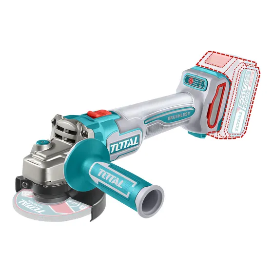 Amoladora Angular 115mm Brushless Inalámbrica Total