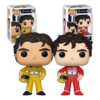 Kit Coleção Funko Pop Ayrton Senna Lotus E Mclaren Kit Coleção Funko Pop Ayrton Senna Lotus E Mclaren