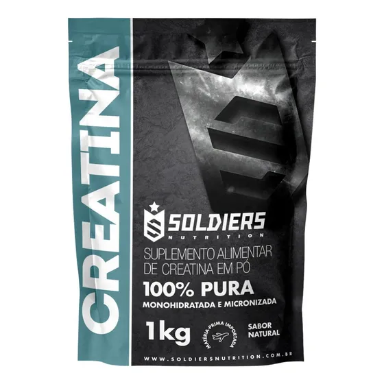 Creatina Monohidratada 1kg - 100% Pura Importada - C/ Laudo