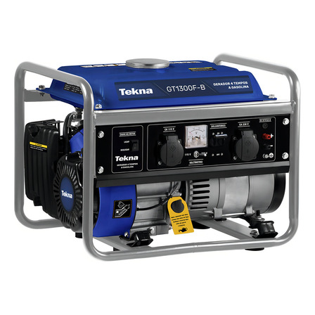 Gerador A Gasolina Gt1300f-b 4 Tempos Bivolt 1,25 Kva Tekna Gerador A Gasolina Gt1300f-b 4 Tempos Bivolt 1,25 Kva Tekna