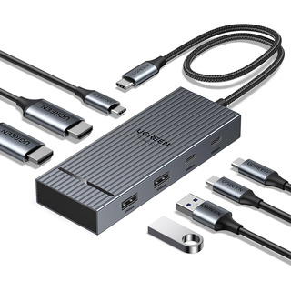 Estación De Acoplamiento Usb C Ugreen Revodok Pro 7 En 1 Dua Estación De Acoplamiento Usb C Ugreen Revodok Pro 7 En 1 Dua