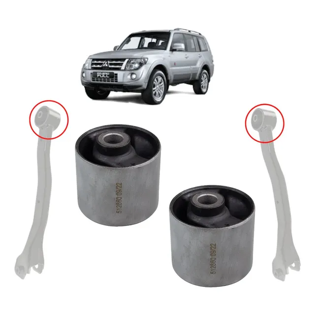 Bucha Braço Tirante Traseiro Pajero Full (maior) 01-12 Par