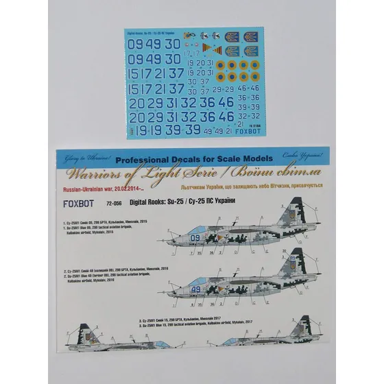 Calca Para Digital Rooks: Sukhoi Su-25 Escala 1 72 Foxbot