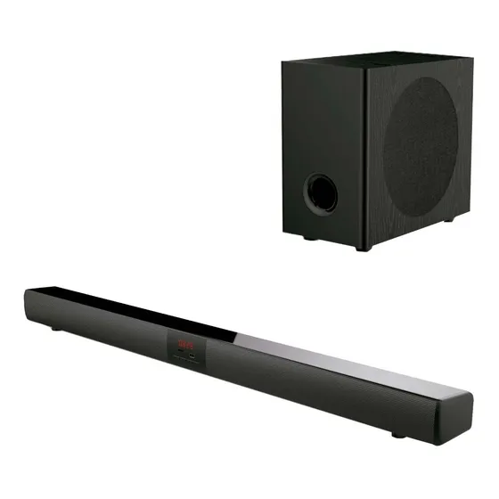 Barra De Sonido Con Efecto Estadio Y Subwoofer Eurocom Max +