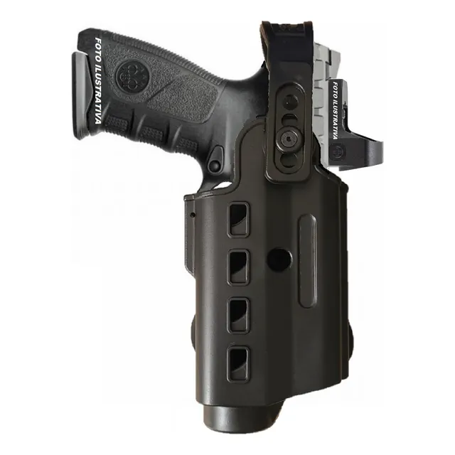 Coldre Externo P/ Lanterna Glock G17 22 31 Gen345 Pmesp Pmes