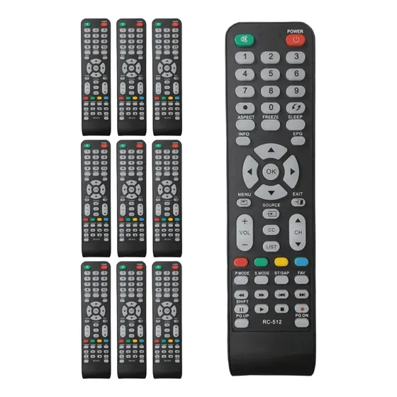 Kit 10 Controle Remoto Compátivel Tv Cce Led Lcd Ln39g Ln32g