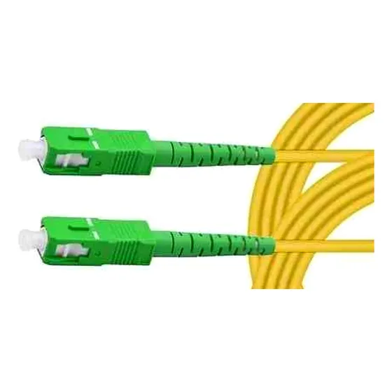 Cable Patch Cord Fibra Óptica 15 Metros Verde Apc Internet