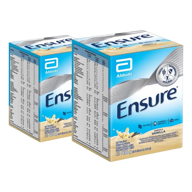 Ensure Polvo Vainilla X 800 Grs. Combo X 2