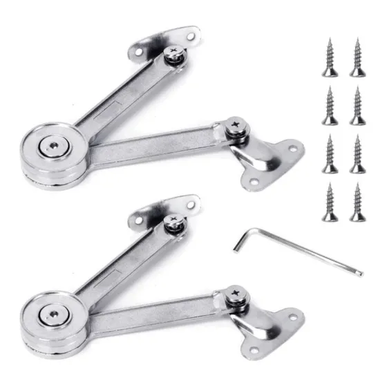 Set 2 Brazos Elevador Bisagra Puerta Mueble Graduable 25-30k