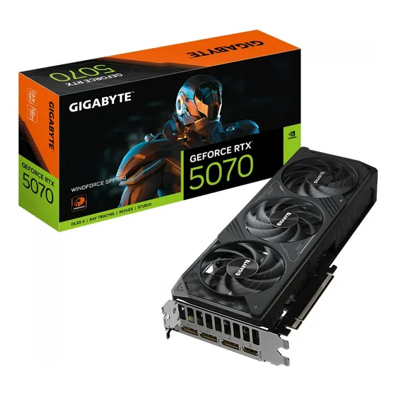 Tarjeta de vídeo Gigabyte Rtx 5070 Windforce Oc Sff 12 gb Gddr7