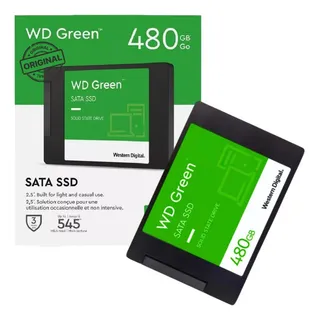 Ssd Disco SĂłlido Interno 480gb Wd Green 2,5 Sata 3 - Original Ssd Disco SĂłlido Interno 480gb Wd Green 2,5 Sata 3 - Original