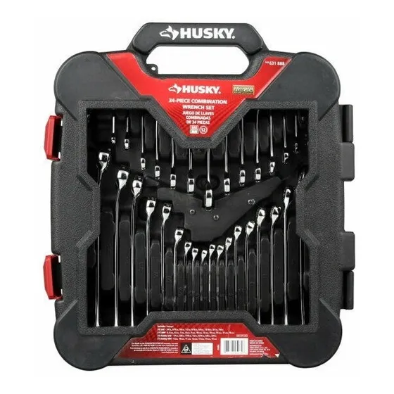 Juego De 34 Llaves Combinadas Milimetricas Y Estandar Husky