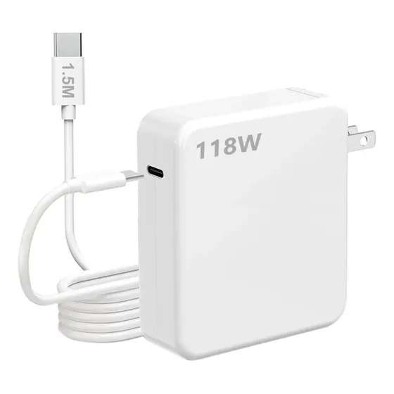 118w Cargador Para Macbook Air/pro Tipo C Cargador Rápido