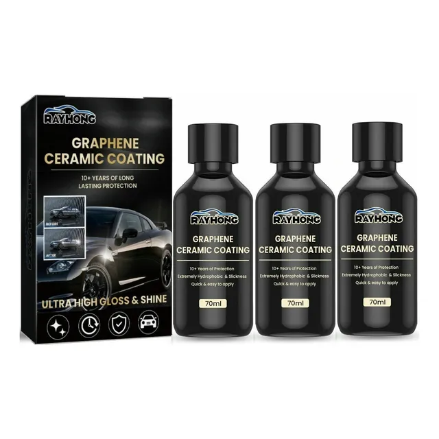 3×revestimiento Cerámico Grafeno W For Automóviles