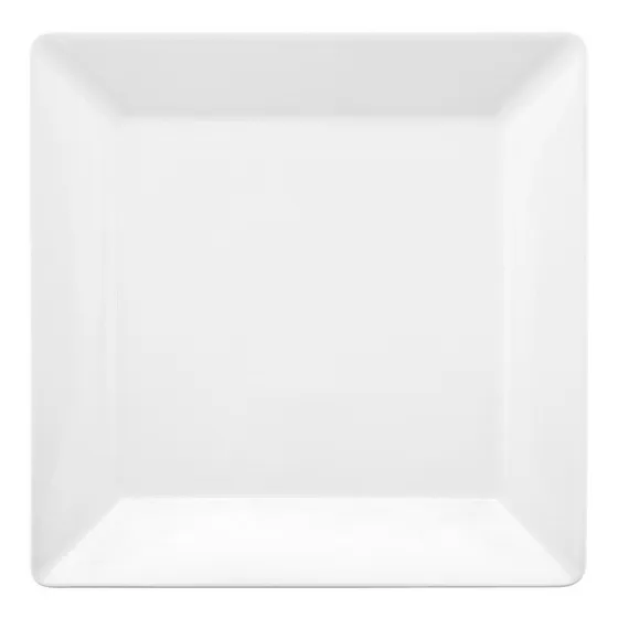 Jogo De 6 Pratos Rasos 26,5x26,5cm Oxford Quartier White