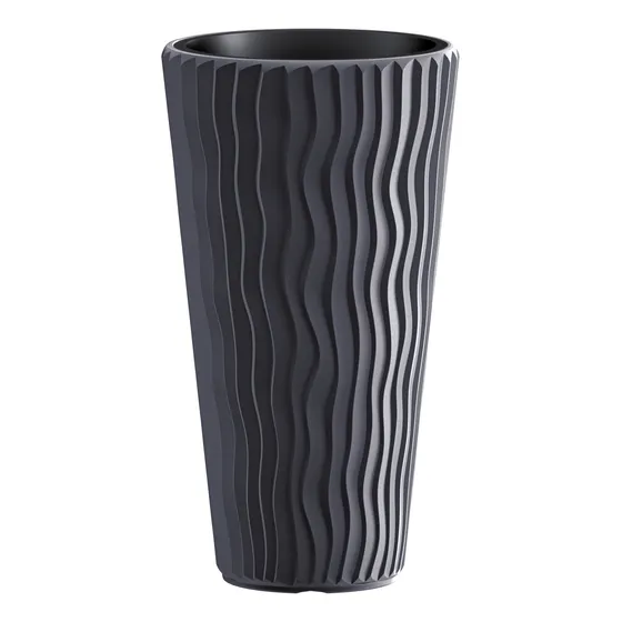 Maceta Con Cesta De Diseño