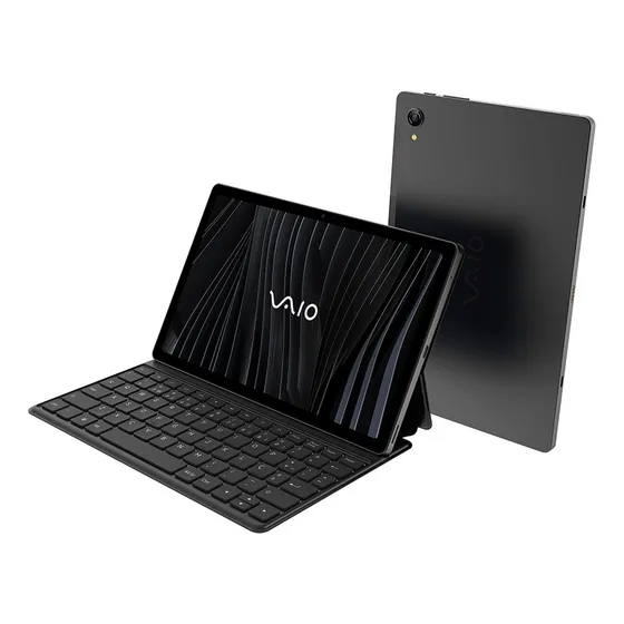 Tablet VAIO TL10 8GB 128GB Octa-Core, Tela 10.4” 2K, 4G WiFi, Câmera 8MP + Selfie 5MP, 7000mAh, Android 13, com Teclado de Conexão Inteligente – Preto