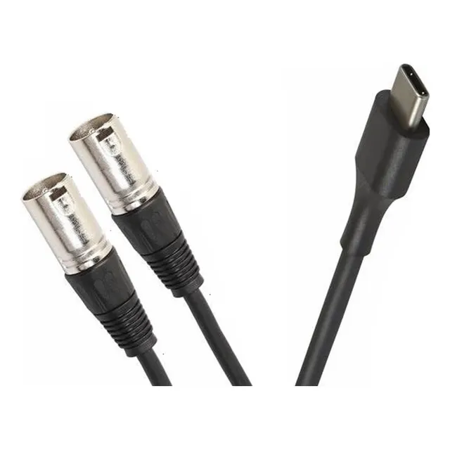 Cable Xlr-usb Tipo C  1.5m Oxigen Free By Steelpro