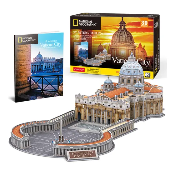 Rompecabezas 3d Nv Avanzado 101 Piezas Basilica De San Pedro
