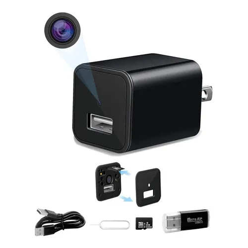 Mini Camara Espia Oculta 1080p Detección De Movimiento 128g
