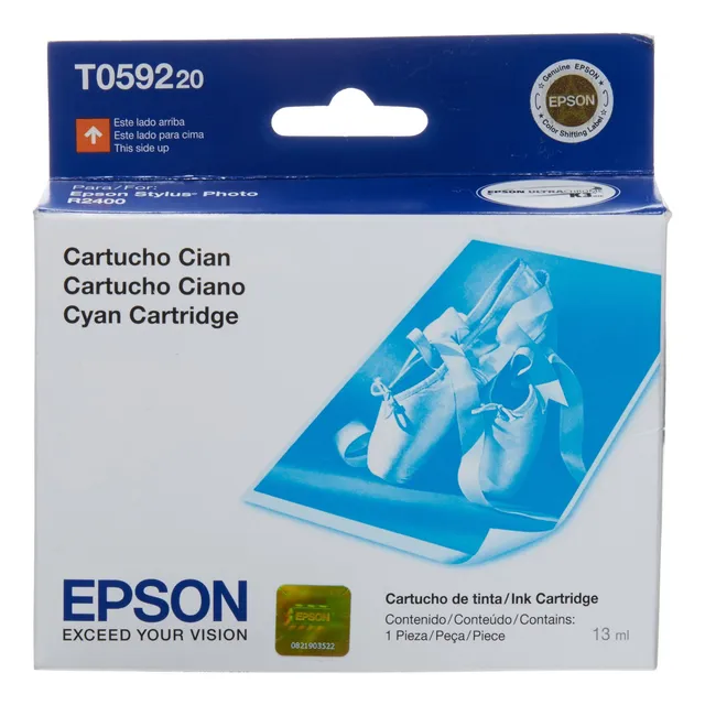 Cartucho Tinta Epson T059220 Cyan Para Stylus Photo | R2400
