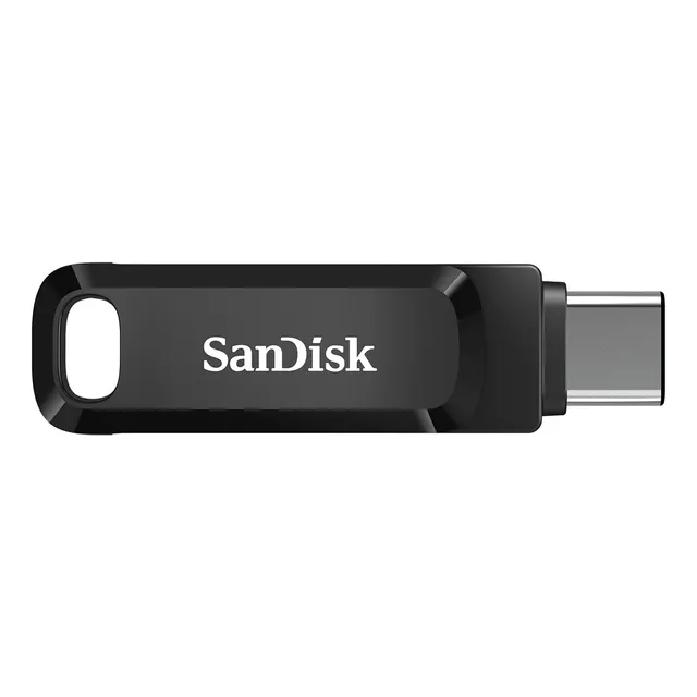 SanDisk Ultra Dual Drive Go Pendrive 128GB 3.2 Gen 1 negro y plateado
