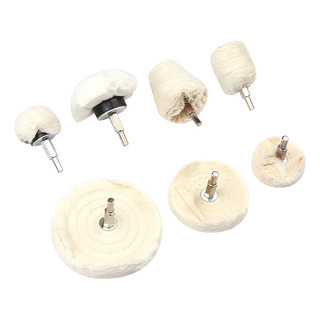 Bb Kit De 7 Piezas Ruedas Pulir Lint Aluminio Acero Bb Kit De 7 Piezas Ruedas Pulir Lint Aluminio Acero