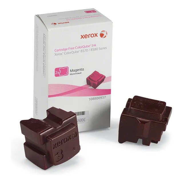 Toner Xerox 108r00937 Magenta Rendimiento 4,400 Pag 2 Piezas