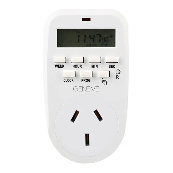 Temporizador Timer Reloj Programable Digital Enchufable 10a