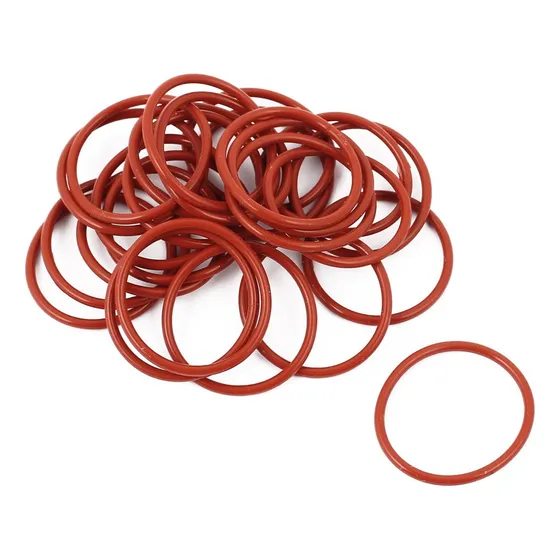 Goma Silicona Unidad Color Rojo