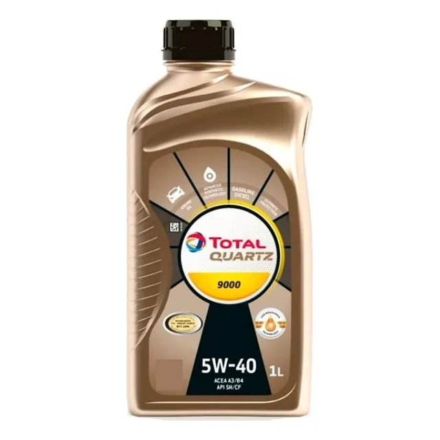 Aceite Lubricante Sintetico Total Quartz 9000 5w40 1l L46