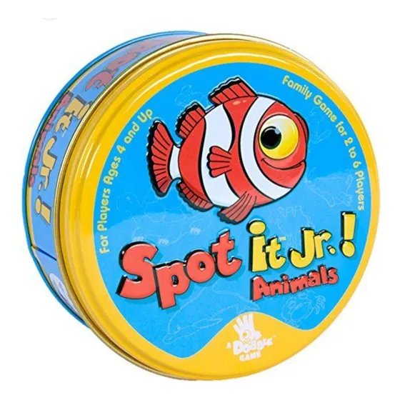Juego De Cartas Mesa Game Spot It Animales
