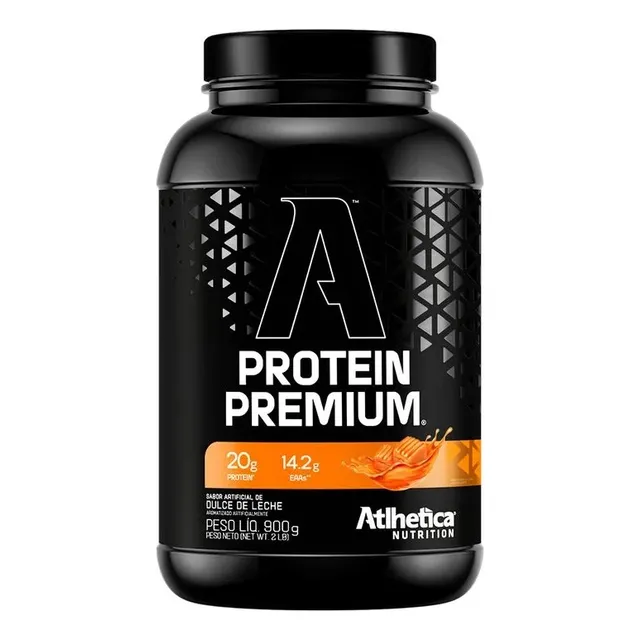 Whey Protein Premium Pot 900 g, sabor a leche dulce de Atlhetica Nutrition
