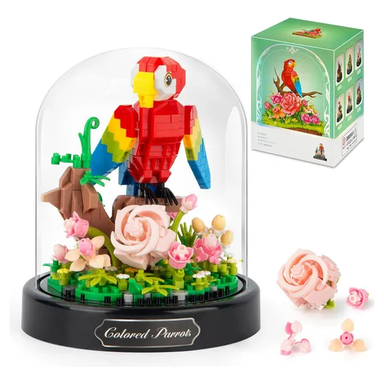 Bloques De Flores Artificiales Para Armarcompatible 551 Pcs