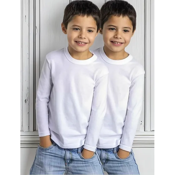 Camiseta Algodón Caffarena/mota -blanco- Talla 16 Pack X2