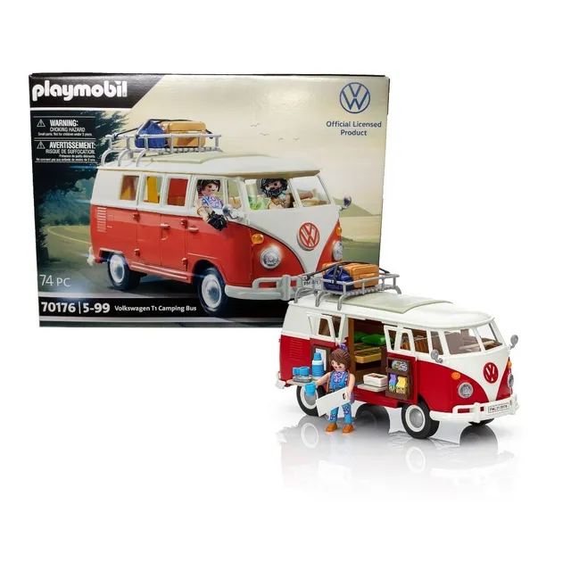 Playmobil Volkswagen T1 Camping Bus Camper Combi Roja