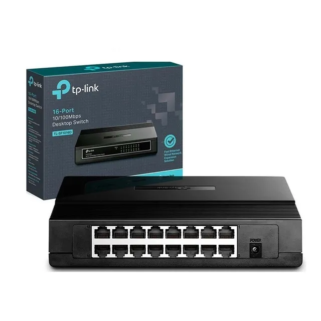 Switch Tp-link 16 Puerto 10/100mbps Up To 200mbps Tl-sf1016d