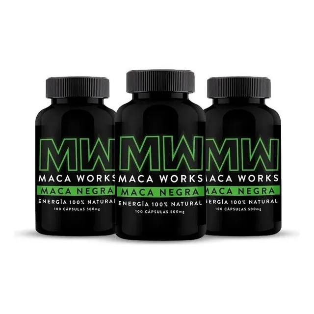 Maca Negra Full Energia (pack De 03 Frascos)