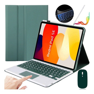 Capa Com Teclado, Mouse E Lápis Para Xiaomi Redmi Pad Se 11 Capa Com Teclado, Mouse E Lápis Para Xiaomi Redmi Pad Se 11