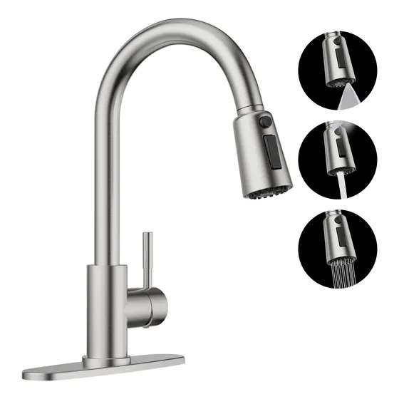 Llave De Cocina Grifo Mezclador Para Fregadero Flexible3mode