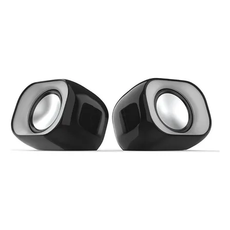 Bocinas multimedia HP DHS-2111 6w diseño compacto control de volumen