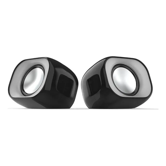 Bocinas multimedia HP DHS-2111 6w diseño compacto control de volumen