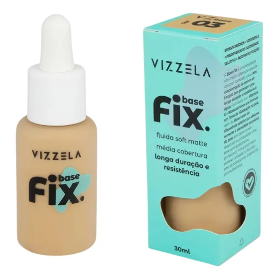 Base Líquida Fix - Vizzela - 30ml