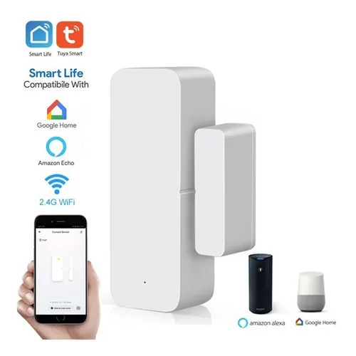 Sensor Inteligente Wifi Con Alarma Para Puerta De Hogar
